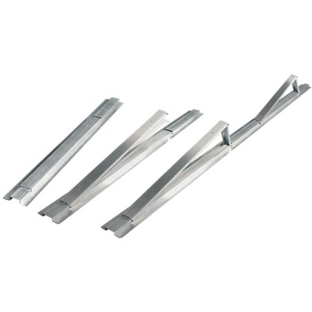 Megafix One Triangolo autoportante singolo in alluminio 1,5mt a 12°