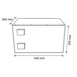 Ultimatron LiFePO4 12V 560Ah ULM-12-560 METAL 12.8V Batteria al Litio BMS Smart Bluetooth 7168Wh