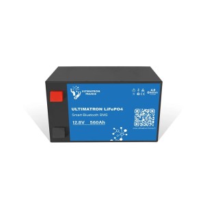Ultimatron LiFePO4 12V 560Ah ULM-12-560 METAL 12.8V Lithium Battery BMS Smart Bluetooth 7168Wh
