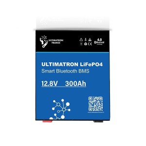 Ultimatron LiFePO4 12V 300Ah ULM-12-300 METAL 12.8V Batteria al Litio BMS Smart Bluetooth 3840Wh