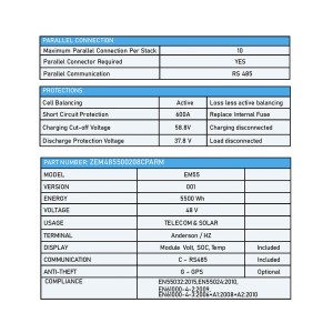 Zoxcell Supernova 48V 5.5kWh Supercapacitor Battery