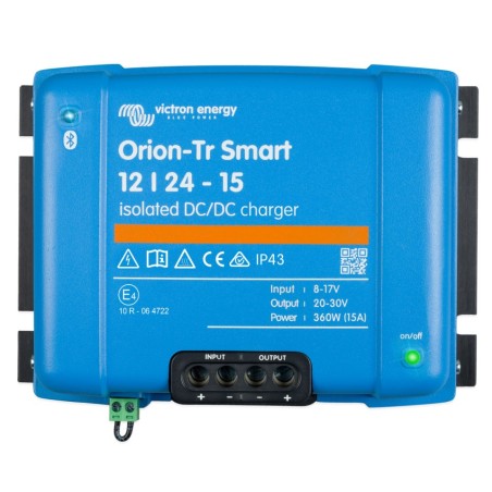 Victron Energy Orion-Tr Smart 12/24V 15A 360W Isolated DC-DC Charger with Bluetooth