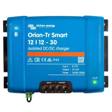 Victron Energy Orion-Tr Smart 12/12V 30A 360W DC-DC Charger Isolated with Bluetooth