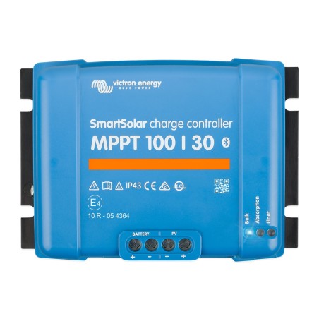 Victron SmartSolar MPPT 100/30 12/24/48V 30A Charge Controller with Bluetooth