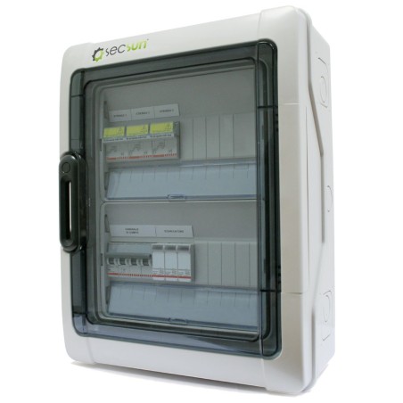 Electric panel DC Field 1000V 2 independent strings for photovoltaic