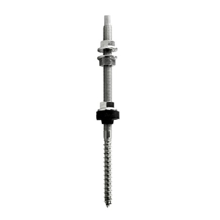Stainless steel A2 self-tapping screw M10X200 for photovoltaic structures
