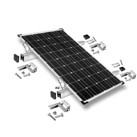 Adjustable Mounting kit h30mm 1 Panel with brackets