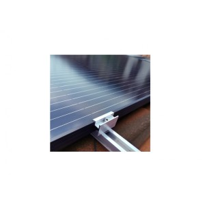 Megafix Terminal clamp in Aluminum 30x70mm for fixing panels
