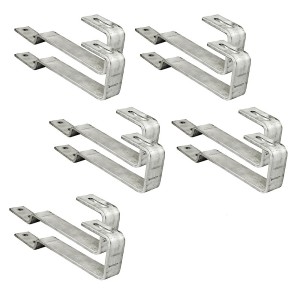 Mounting kit h30 with fixed roof brackets for sloping roof 4 solar panels frame 30 mm