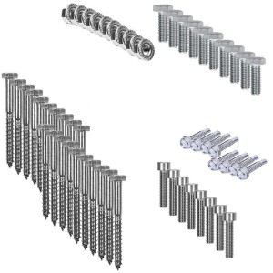 Mounting kit h30 with fixed roof brackets for sloping roof 4 solar panels frame 30 mm