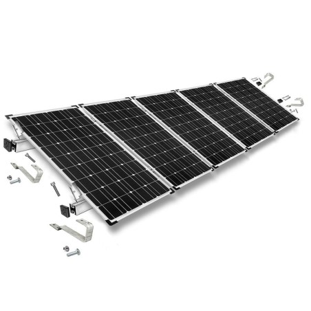 Mounting kit h35 with fixed roof brackets for sloping roof 5 panels