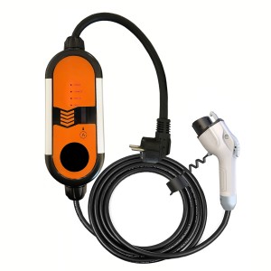 Electric car charger 3,5 Kw CE plug 16A 5Mt cable EU type 2 socket