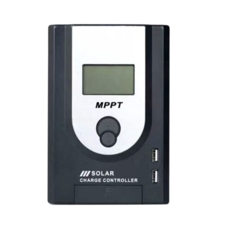20A 12/24V MPPT Solar Charge Controller with display and 2 USB outputs