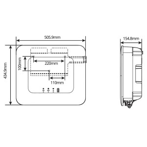 Goodwe GW5000-ES-20 5kW Inverter Ibrido Monofase DC-SWITCH/WIFI/3P-METER