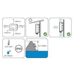 Goodwe GW5000-ES-20 5kW Inverter Ibrido Monofase DC-SWITCH/WIFI/3P-METER