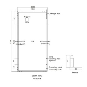 DMEGC DM460M6-72HSW-V 460Wp Modulo Monocristallino Silver-White +16pz
