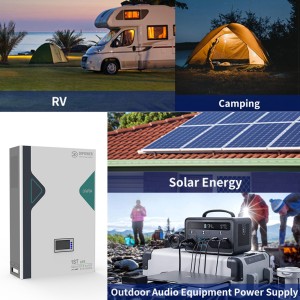 Battery 51.2V 106Ah (16S1P) LiFePo4 48V 5.12KWh 3000-6000 cycles