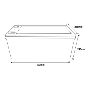 Ultimatron LiFePO4 12V 300Ah UBL-12-300-PRO 12.8V Lithium Battery BMS Smart Bluetooth 3840Wh