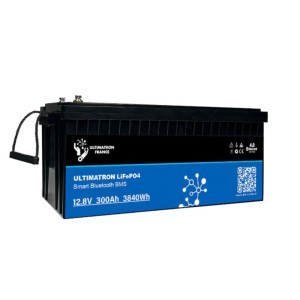 Ultimatron LiFePO4 12V 300Ah UBL-12-300-PRO 12.8V Batteria al Litio BMS Smart Bluetooth 3840Wh