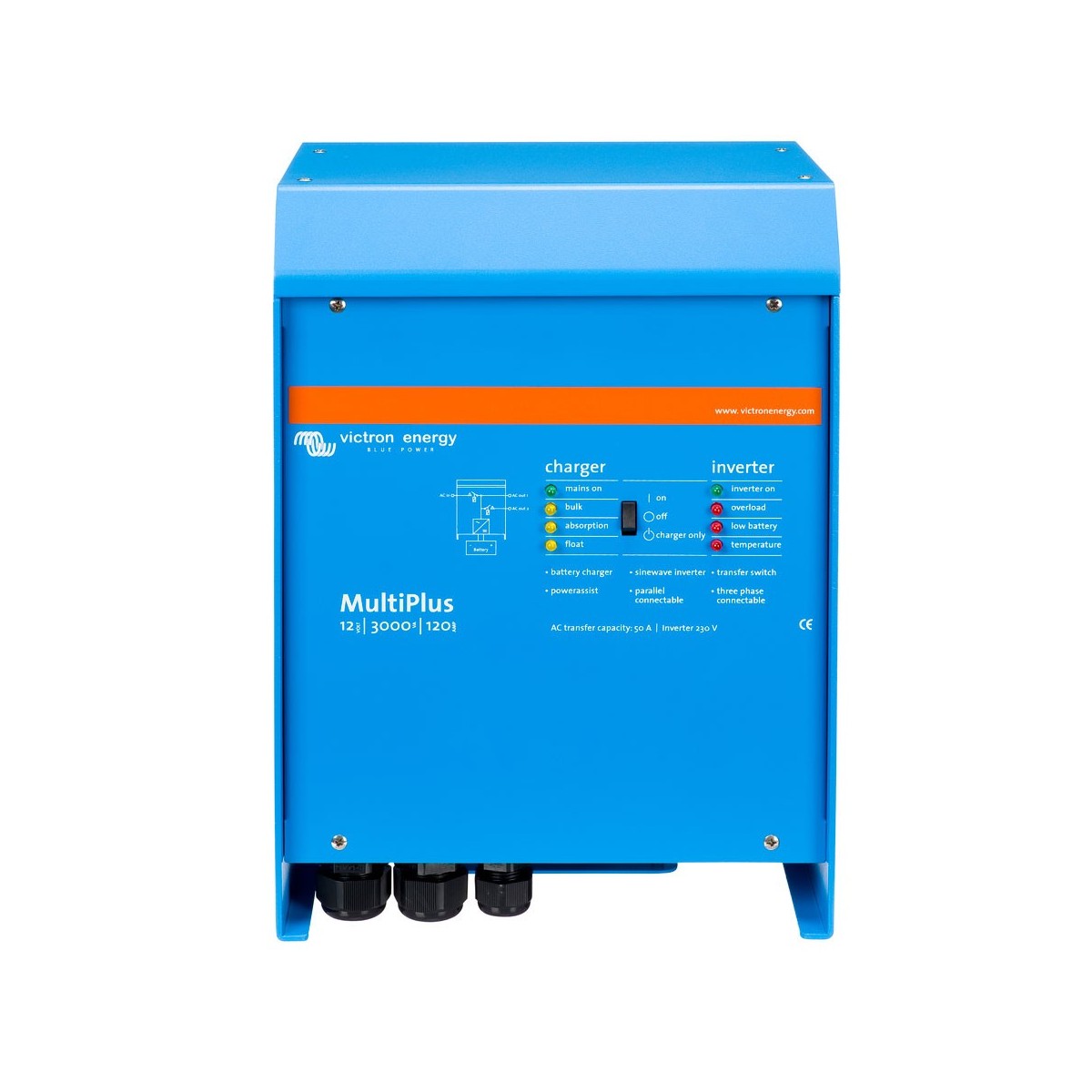 Victron Phoenix MultiPlus 12/3000/120-50 Inverter 12V 3000W con caricabatterie 12V 120A