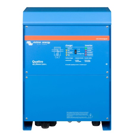 Victron Quattro 24/8000/200-100-100 Inverter 24V 8000W con caricabatterie 24V 200A