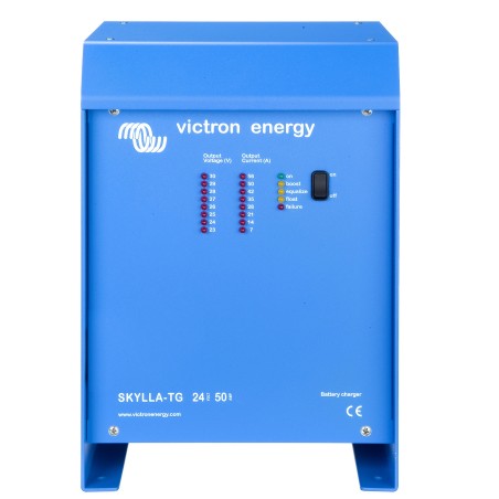 Victron Skylla-TG 24/50 Battery Charger 24V 50A 2 Outputs 50A + 4A battery bank 150/500Ah