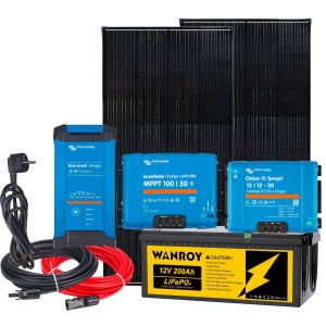 All-in-One 12V 480W N1 Boat RV Camper Van Photovoltaic Kit
