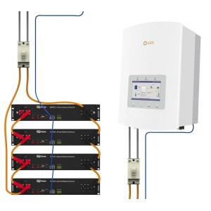 Solis 6kW Dyness Battery 9.6 kWh ON-GRID CEI-021 Single-phase storage system photovoltaic kit