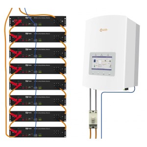 Solis 6kW Dyness Battery 19.2kWh ON-GRID CEI-021 Single-phase storage system photovoltaic kit