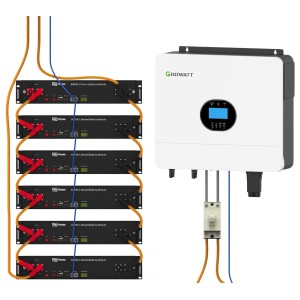 Growatt 6kW Dyness Battery 14.4kWh OFF-GRID Single-phase storage system photovoltaic kit