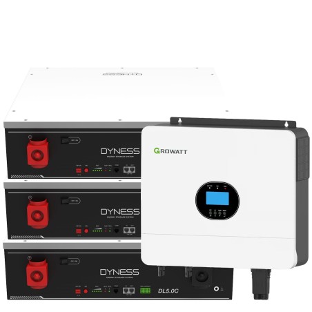 Growatt 6kW Dyness Battery 15.36kWh OFF-GRID Single-phase storage system photovoltaic kit