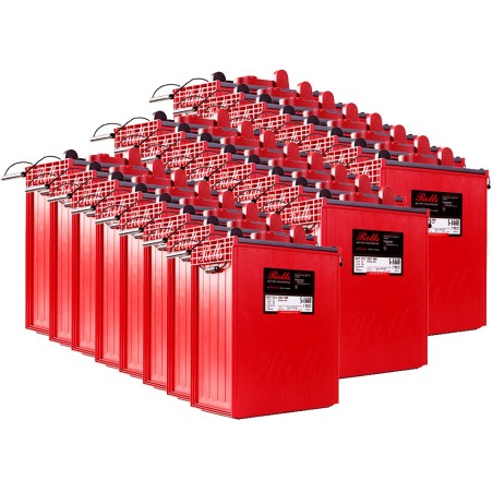 Rolls S2 L16-HC 48V 79.68kWh Battery Bank C100 Series 4000