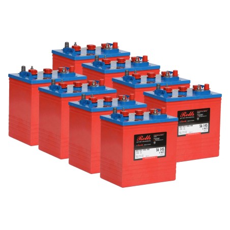 Rolls S320 4000 Series Battery Bank 48 Volt 15.36 kWhC100